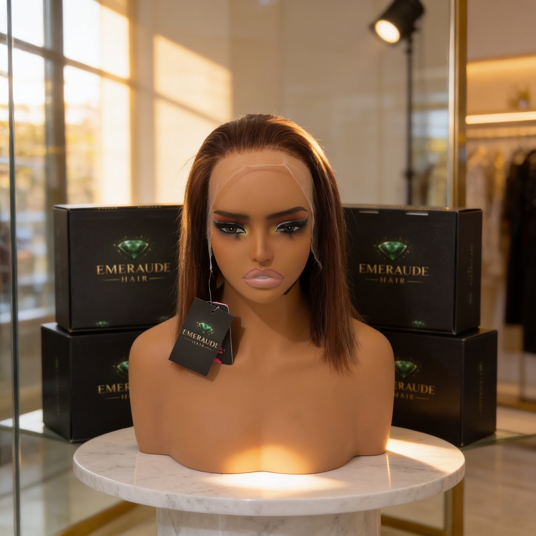 Bob Wig ( marron)