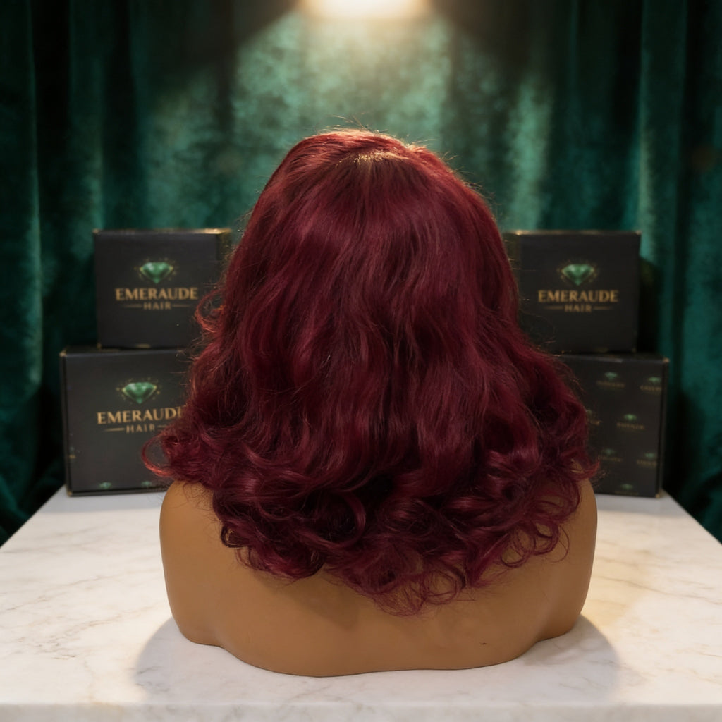 Lady Wig (burgundy)